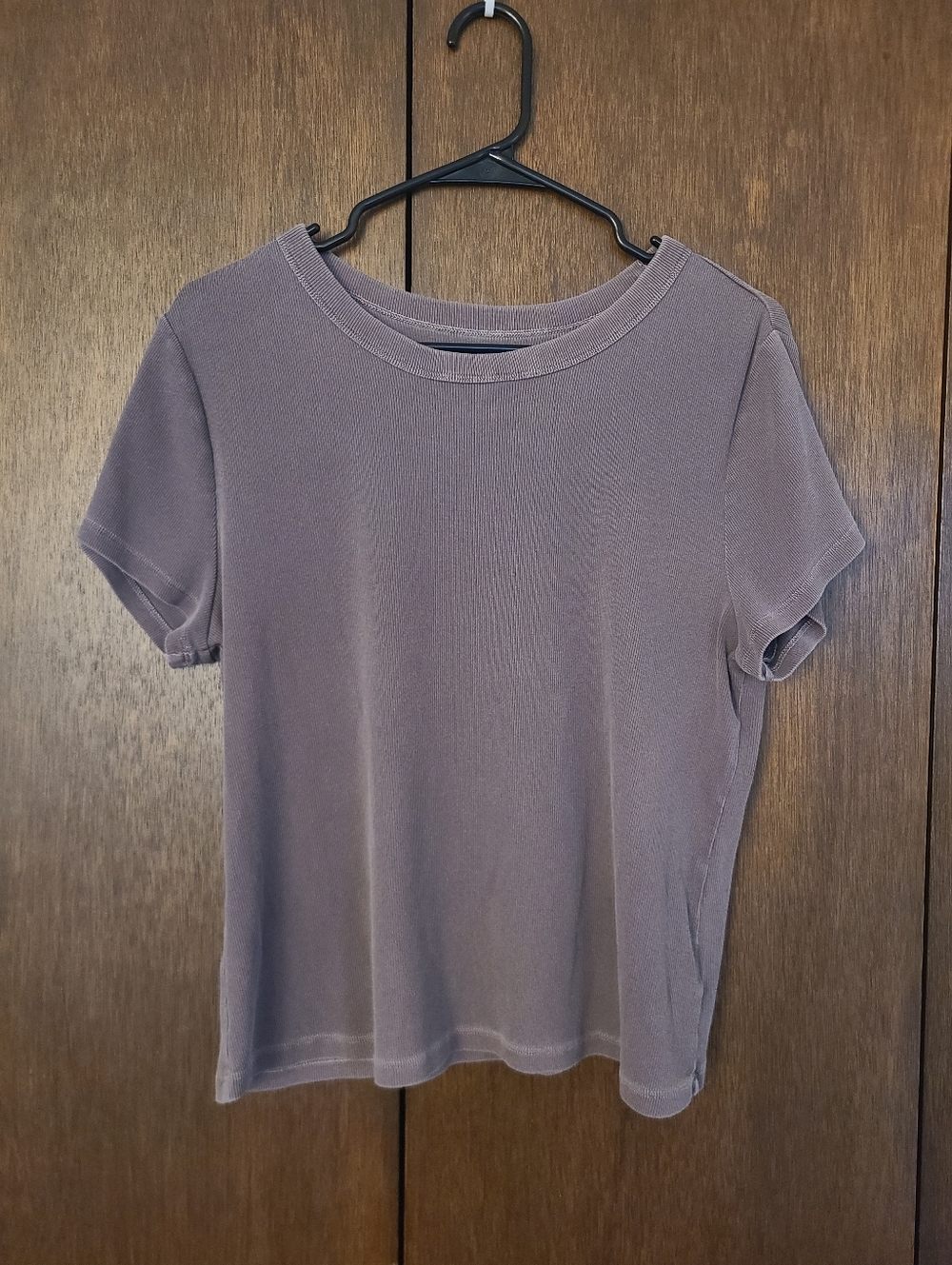 Mauve Cropped Tee